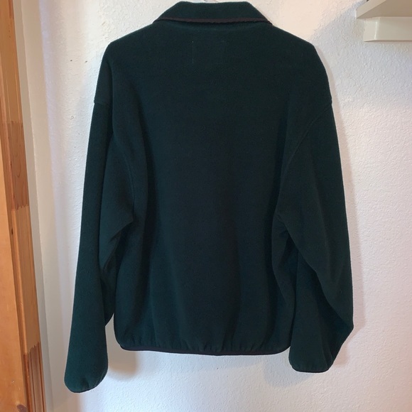 Woolrich Green Polartec Pullover Size Large - Picture 5 of 6